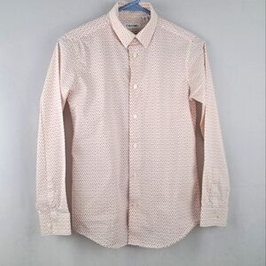 Calvin Klein Boy's Patterned Dress Shirt, sz 14
